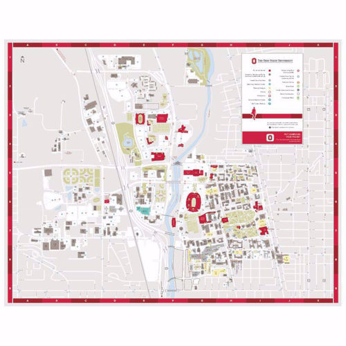 Picture of Campus Map Scarf